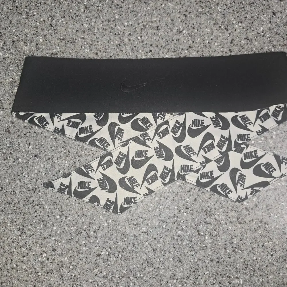Nike DRY HEAD TIE REVERSIBLE Tennis Headband Bandana Run Basketball Nadal